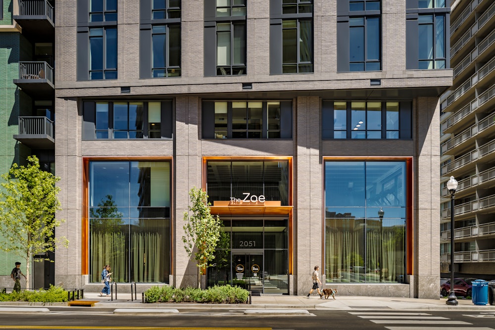 Brian Pilot discusses the architectural design of The Zoe and its colorful glazed brick.